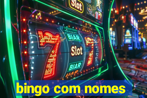 bingo com nomes